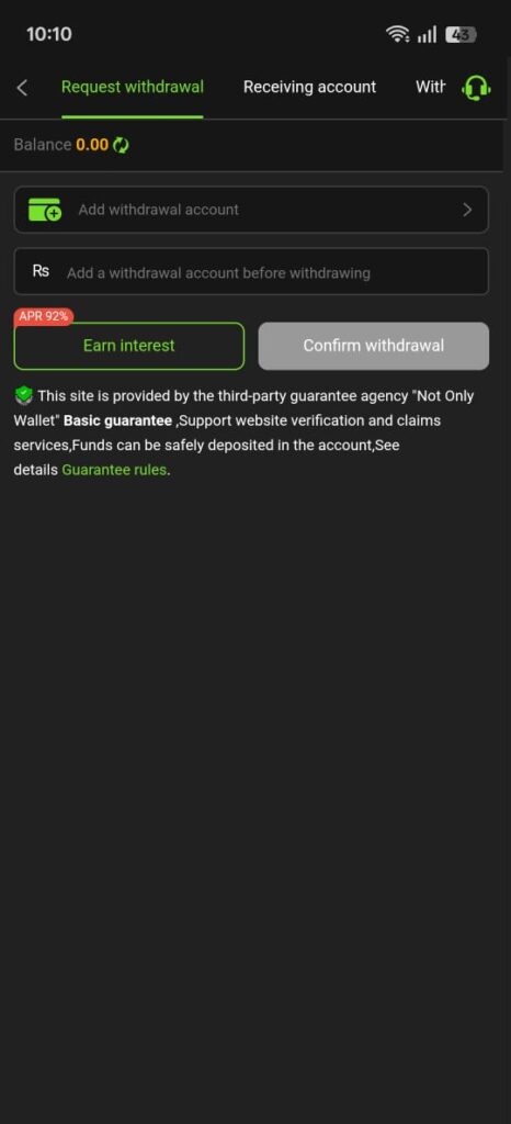 Withdraw